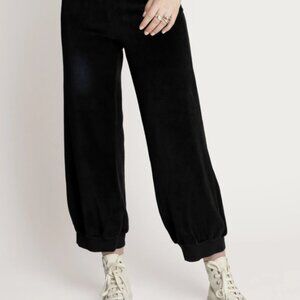 Suzie Kondi, The Tosk Harem Pants in Velour, Black, Size XS
